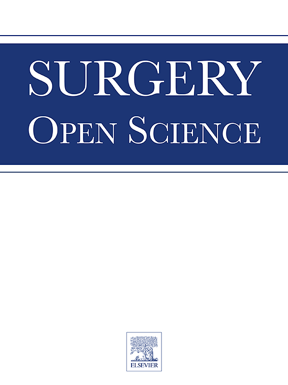 Go to journal home page - Surgery Open Science